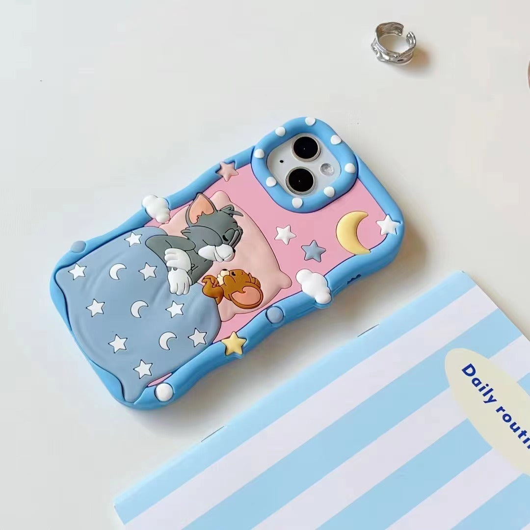Sleeping Tom & Jerry - iPhone 13 Pro Phone Case